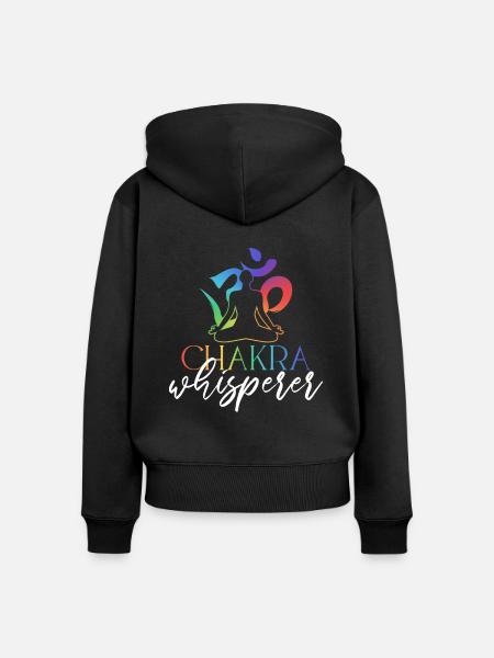 Reiki Praktiker Chakraheilung - Frauen Premium Bio Zip Hoodie - Schwarz