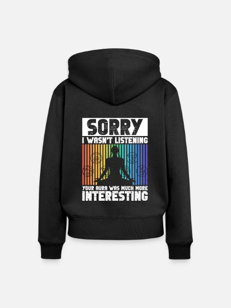 Reiki - Frauen Premium Bio Zip Hoodie - Schwarz