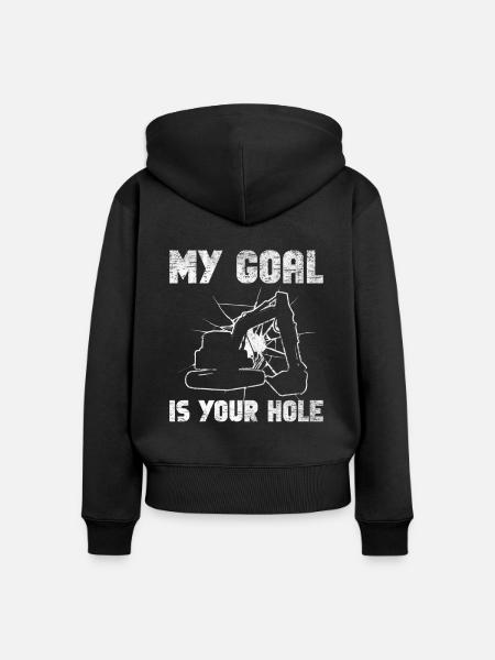 Baggerführer Bagger Baggerfahrer - Frauen Premium Bio Zip Hoodie - Schwarz