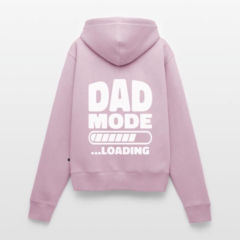DAD mode Loading Vater Mode Loading Frauen Premium Bio Zip Hoodie