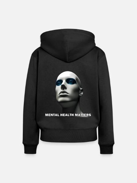 Gesundheit - Frauen Premium Bio Zip Hoodie - Schwarz