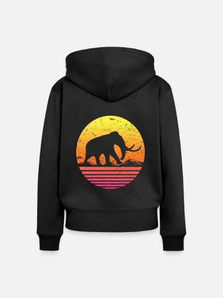 Mammut - Frauen Premium Bio Zip Hoodie - Schwarz