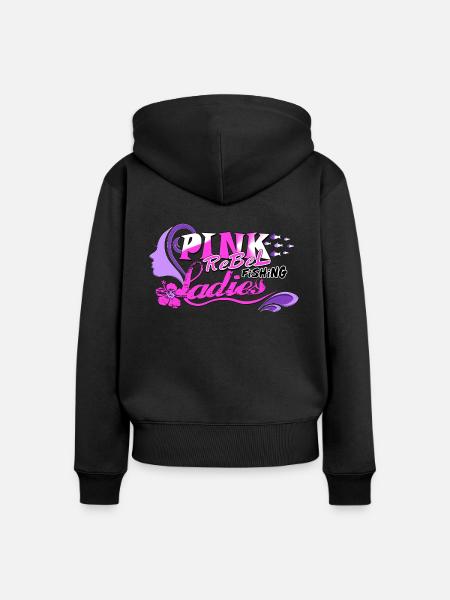 Fischerinnen - Frauen Premium Bio Zip Hoodie - Schwarz