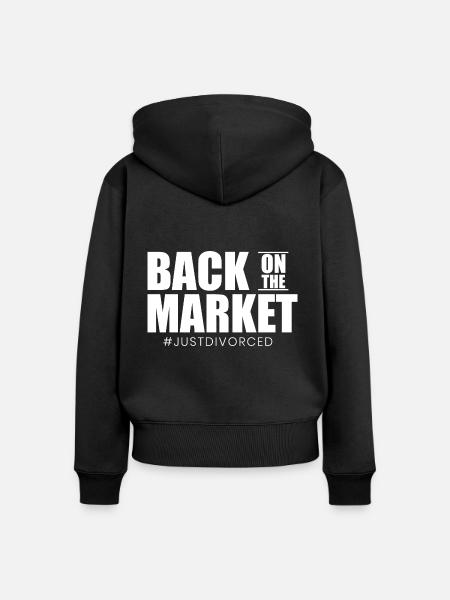 Scheidung Trennung Geschieden Scheidungsparty - Frauen Premium Bio Zip Hoodie - Schwarz