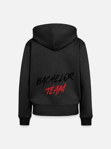 Bachelor Team - Frauen Premium Bio Zip Hoodie - Schwarz