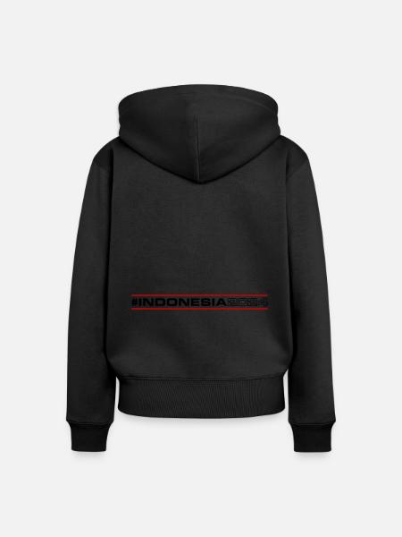 Indonesia 2024 - Frauen Premium Bio Zip Hoodie - Schwarz