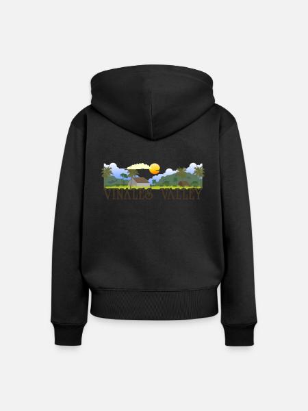 Vinales Tal - Frauen Premium Bio Zip Hoodie - 