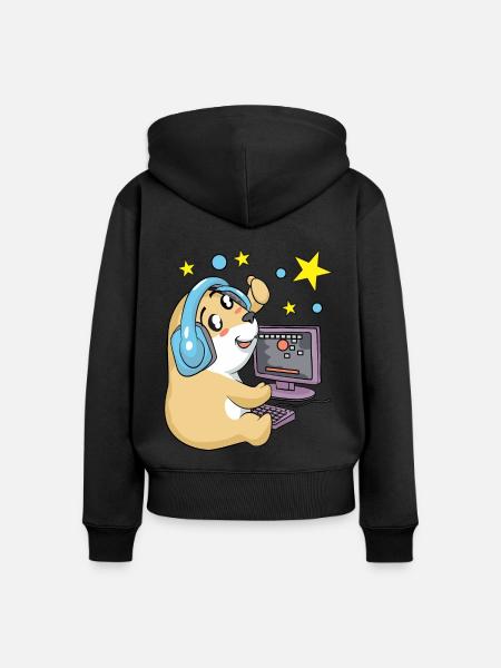 Gamer - Frauen Premium Bio Zip Hoodie -