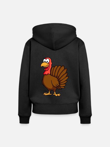 Truthan Comic Tier - Frauen Premium Bio Zip Hoodie - Schwarz