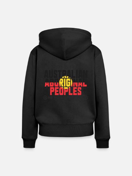 Australian Aboriginal - Frauen Premium Bio Zip Hoodie - 