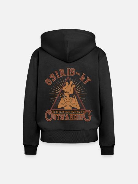 Osiris-ly hervorragend - Frauen Premium Bio Zip Hoodie - 