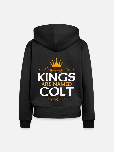 Colt - Frauen Premium Bio Zip Hoodie - Schwarz