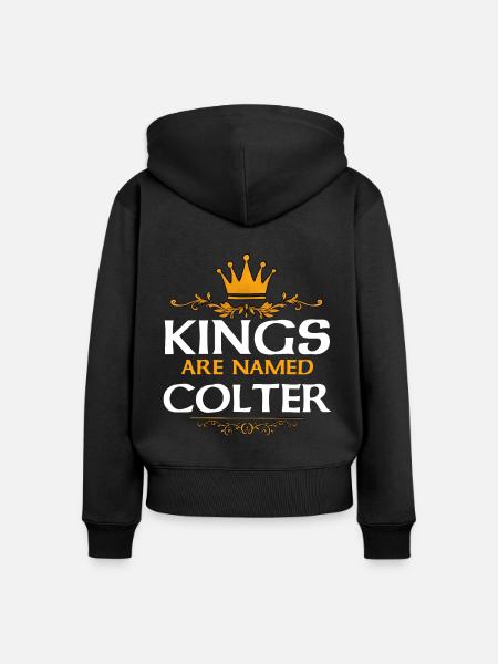 Colter - Frauen Premium Bio Zip Hoodie - Schwarz