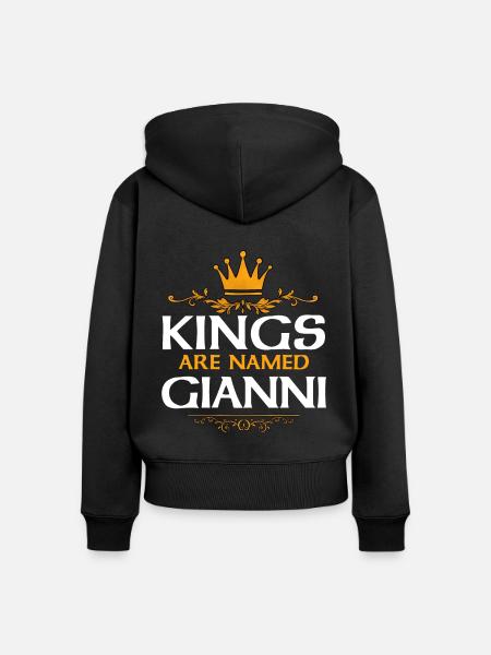 Gianni - Frauen Premium Bio Zip Hoodie - Schwarz
