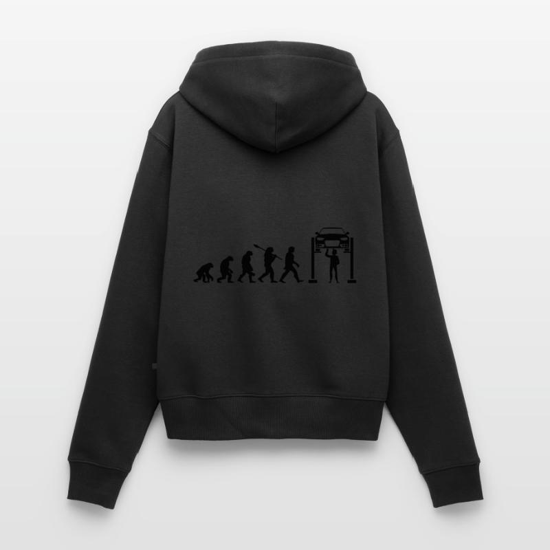 Mechanical evolution Women's Premium Organic Zip Hoodie