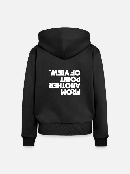 Handstand - Frauen Premium Bio Zip Hoodie - Schwarz