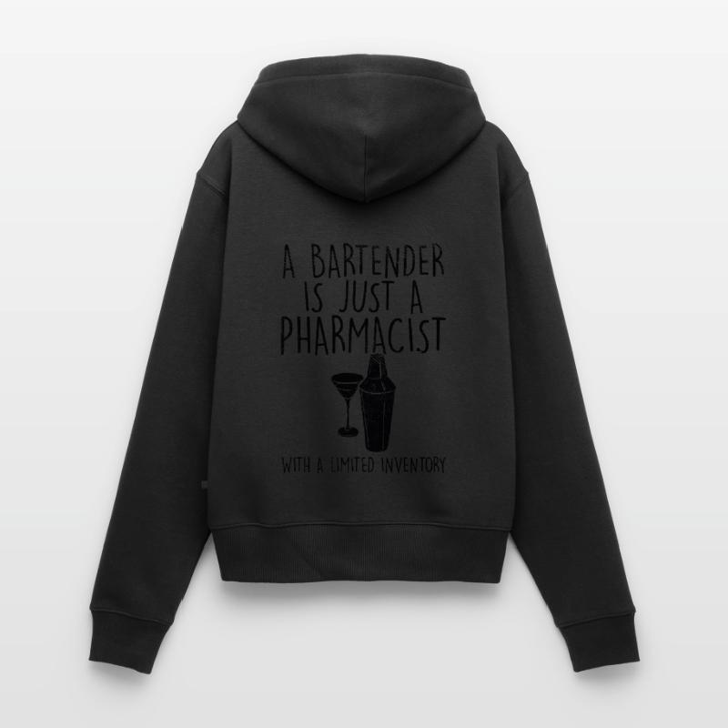 Bartender Women's Premium Organic Zip Hoodie