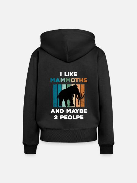 Mammut - Frauen Premium Bio Zip Hoodie - Schwarz