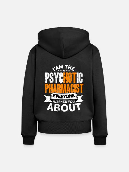 Apotheker - Frauen Premium Bio Zip Hoodie - Schwarz