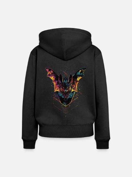 Schläger - Frauen Premium Bio Zip Hoodie - Schwarz