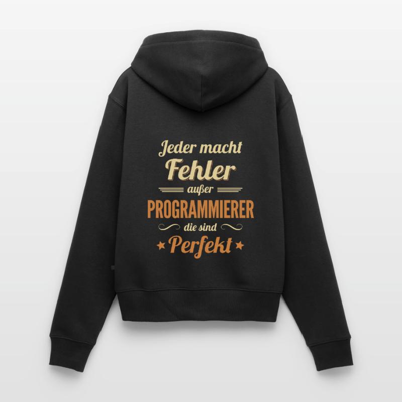 Programmierer sind Perfekt Coder Engineer Women's Premium Organic Zip Hoodie