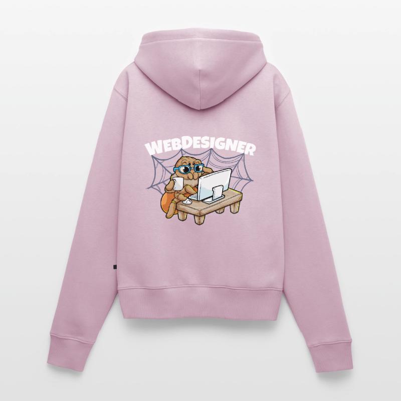 Webdesign Spider Programming Programmer IT Women's Premium Organic Zip Hoodie