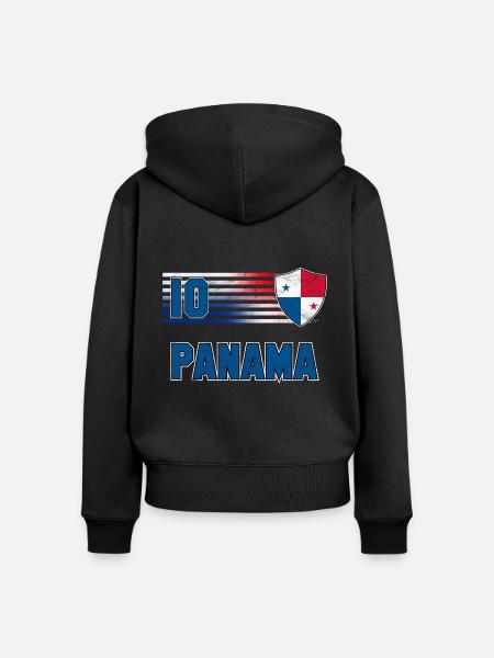 Panama Fußball Mannschaft - Frauen Premium Bio Zip Hoodie -