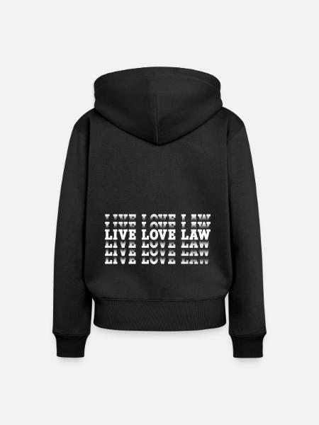 Anwalt - Frauen Premium Bio Zip Hoodie - Schwarz