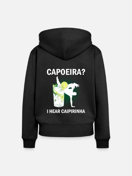 Brasilianischer Tanz für Kickboxen - Frauen Premium Bio Zip Hoodie - Schwarz