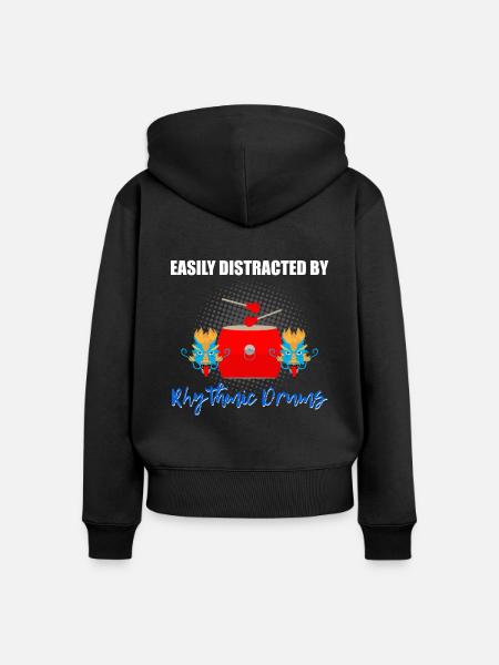 Drachenbootfahren-Thema für Drachenbootpaddeln - Frauen Premium Bio Zip Hoodie - Schwarz