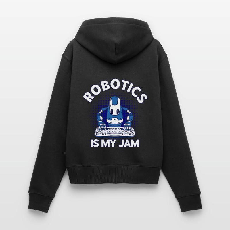 Robotics Engineer Engineer Teacher Technology Women's Premium Organic Zip Hoodie