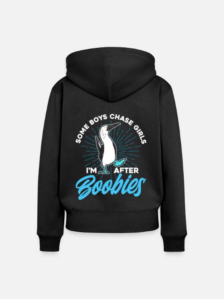 Vogelbeobachter Seevogel Tölpelvogel Geschenk - Frauen Premium Bio Zip Hoodie - Schwarz