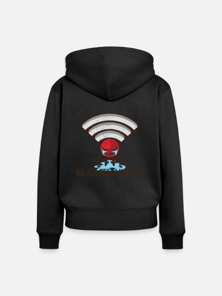 Lustiges Gamer Programmierer Computer Geschenk - Frauen Premium Bio Zip Hoodie -