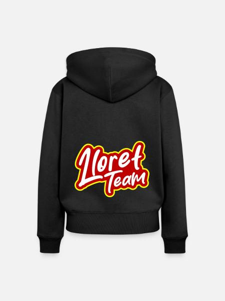 Lloret De Mar Team - Frauen Premium Bio Zip Hoodie - Schwarz