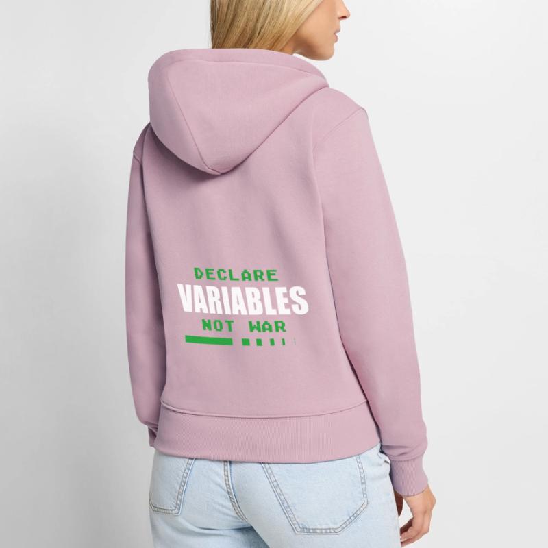 Programmeur Geek Programmeur Programmeur Informatique Codeur L Sweat à capuche zippé Premium bio Femme