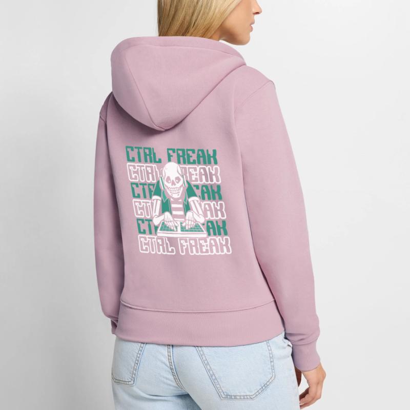 CTRL Freak Software Developer Developer Women's Premium Organic Zip Hoodie