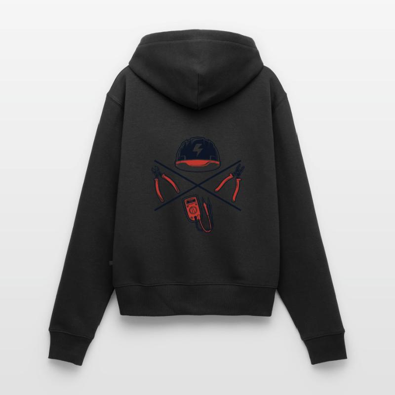 Electrical Engineer Electrician Electronics Technician Women's Premium Organic Zip Hoodie
