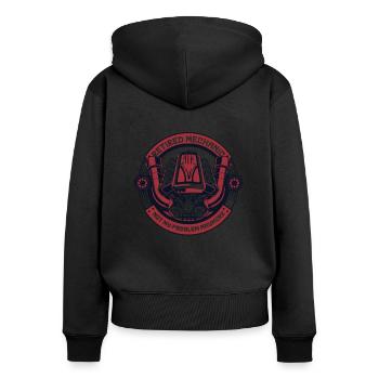 Retired Mechanic Not My Problem Anymore Kfz - Women's Premium Organic Zip Hoodie - black - Back - Julia (174cm)