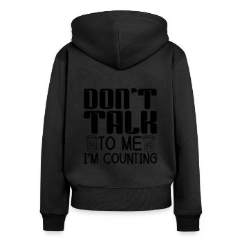 Pharmacy Technician Pharmacy Technician Gift Idea - Women's Premium Organic Zip Hoodie - black - Back - Julia (174cm)