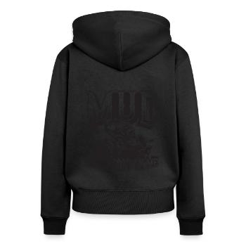 La boue a l’air bien sur moi Roadtrip Roadtrip Off-Road Racer - Sweat à capuche zippé Premium bio Femme - noir - Dos - Julia (174cm)