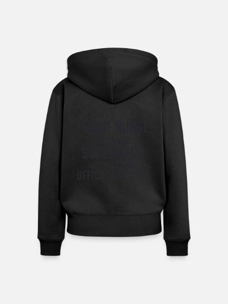 Flight Nurse Superhero Luftrettung - Frauen Premium Bio Zip Hoodie -