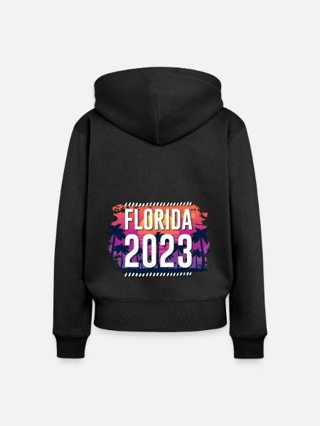 Florida 2023 - Frauen Premium Bio Zip Hoodie - Schwarz