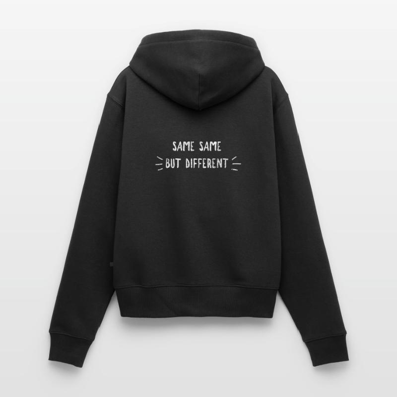 Same Same but different Frauen Premium Bio Zip Hoodie