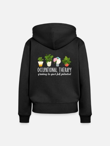 Occupational Therapy - Frauen Premium Bio Zip Hoodie - Schwarz