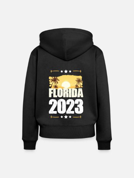Florida 2023 - Frauen Premium Bio Zip Hoodie - Schwarz
