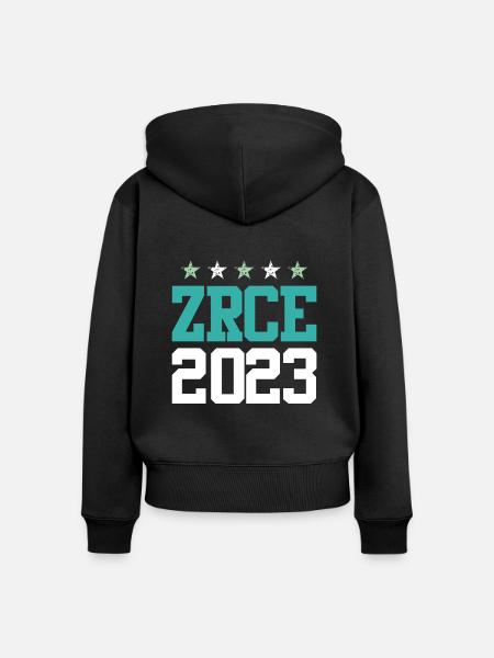 Zrce 2023 - Frauen Premium Bio Zip Hoodie - Schwarz