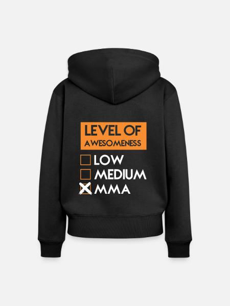 mixed martial arts mma - Frauen Premium Bio Zip Hoodie - Schwarz