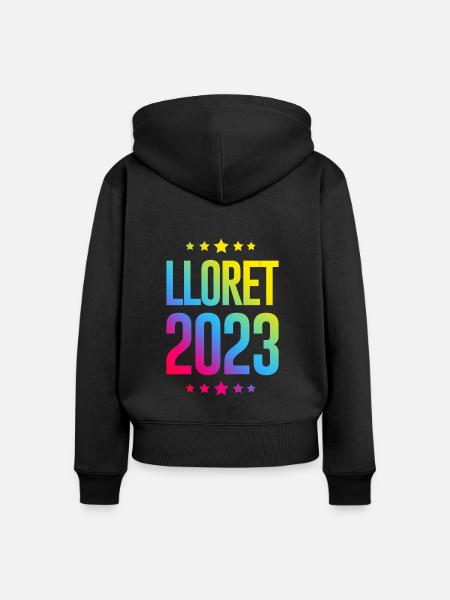 Lloret De Mar 2023 - Frauen Premium Bio Zip Hoodie - Schwarz