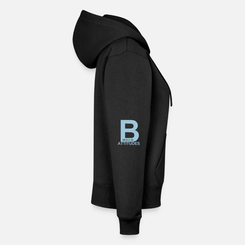 Seligpreisungen Frauen Premium Bio Zip Hoodie