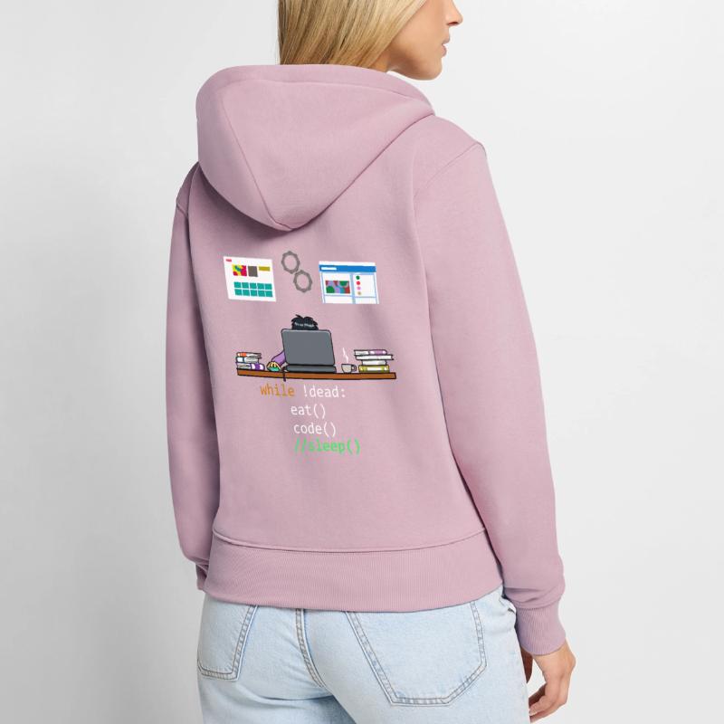 Programming Computer Science Developer Programmer Women's Premium Organic Zip Hoodie